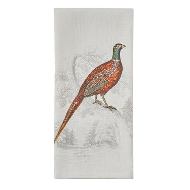 Pheasant Printed Dishtowel - The Fox Decor